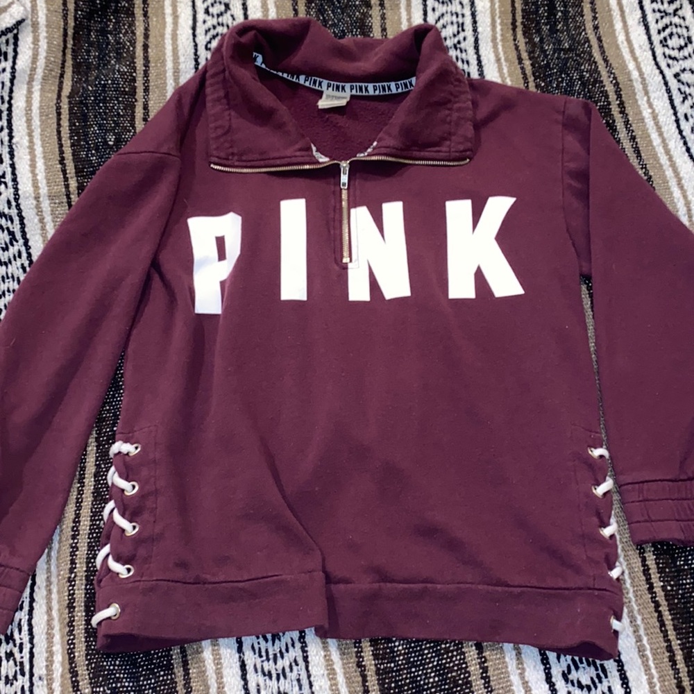 Pink VS sweater.